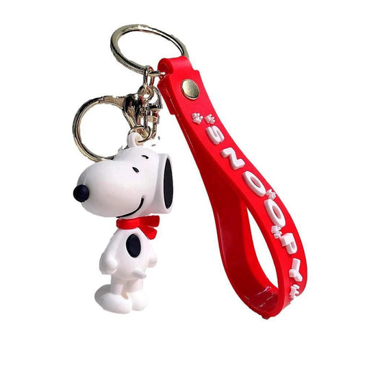 Peanuts Snoopy 3D Silicone Charm Keychain Keyring