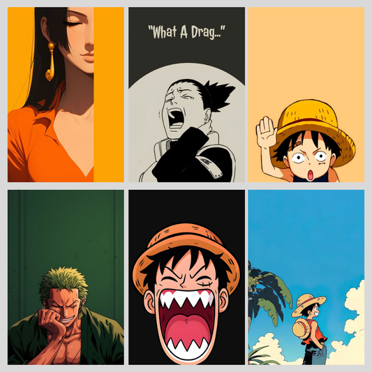 One Piece Combo of 6 Poster