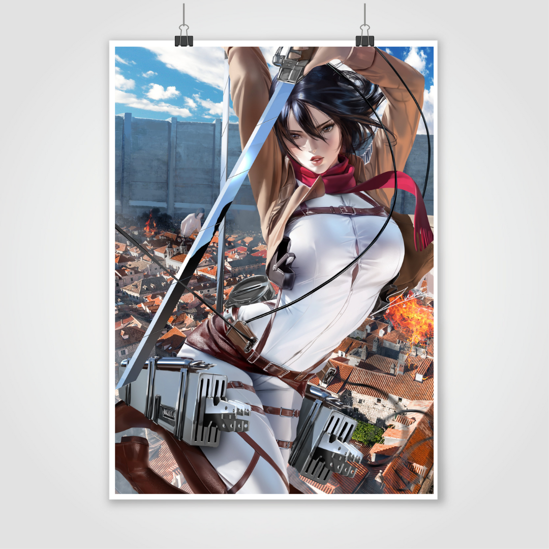 Mikasa Ackerman: Attack On Titan 19*13 Poster