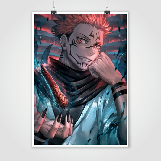 Ryomen Sukuna ( 宿儺,) Poster 19*13 Jujutsu Kaisen