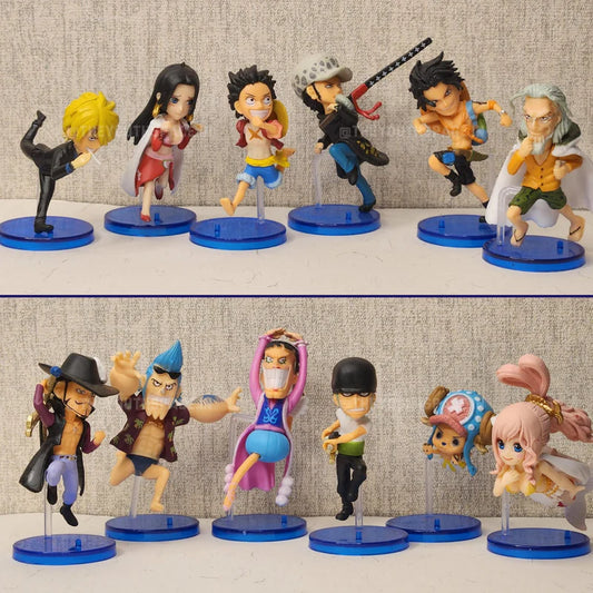 ONE PIECE SET OF 12 FIGURINES