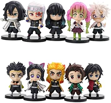 Demon slayer set of 10 Figurines