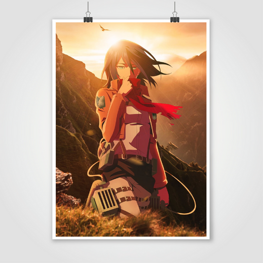 Mikasa Ackerman: Attack On Titan 19*13 Poster