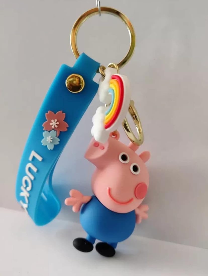 Pep-pa Pig Silicone Keychain