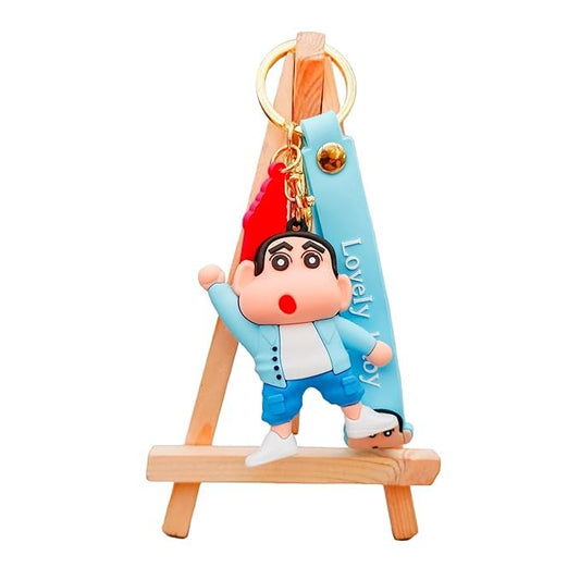 Cute Shinchan Silicone 3D Key Chain