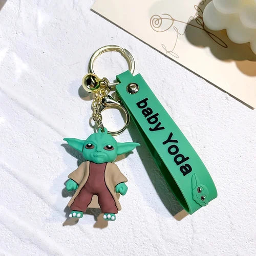 Baby Yoda 3D Silicone Keychain