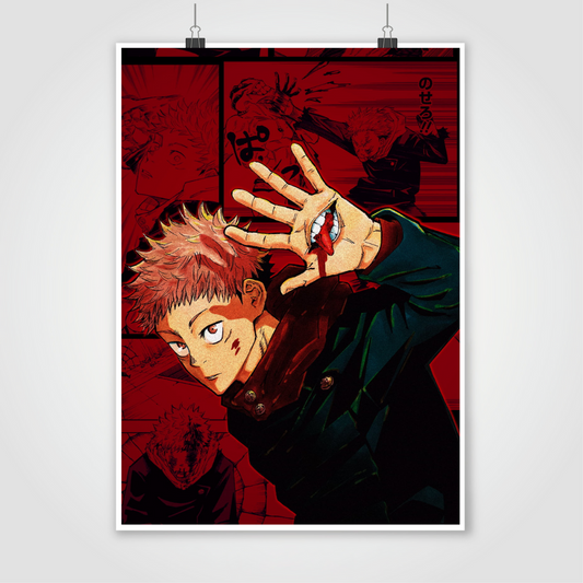 Yuji Itadori 虎杖悠仁 19*13 Poster Jujutsu Kaisen