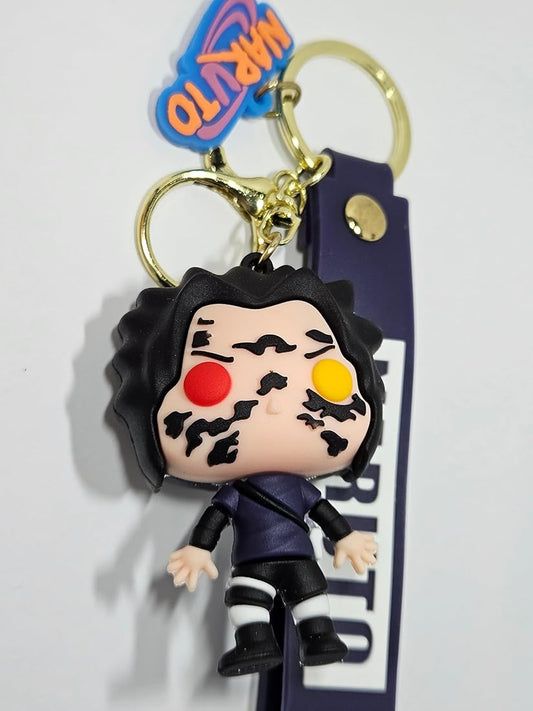 Cursed Sasuke Silicone Keychain