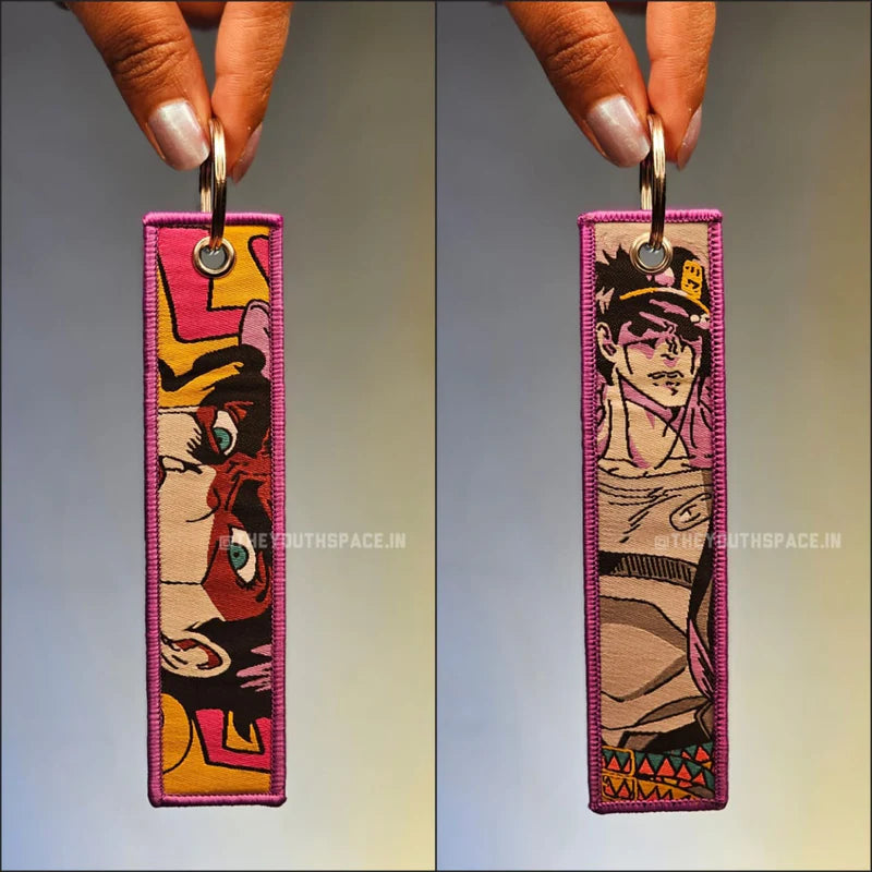 Jojo's Bizarre Adventure Flip Side Embroidered Keychain (15 cm)