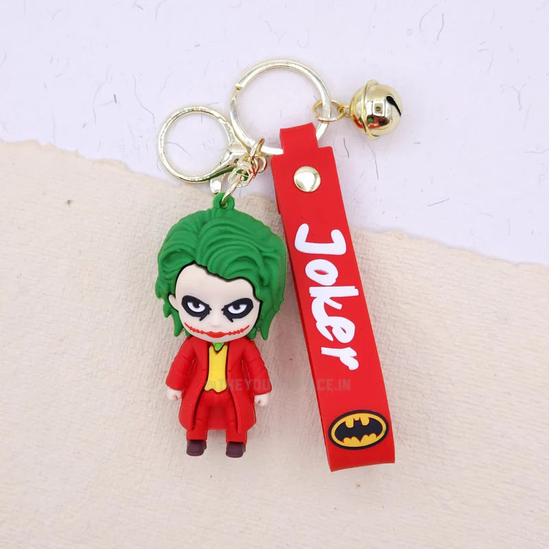 Joker silicone keychain