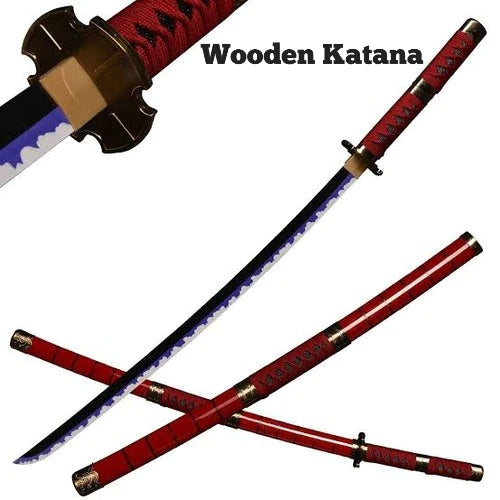 Zoro's Sandai Kitetsu practice wooden katana