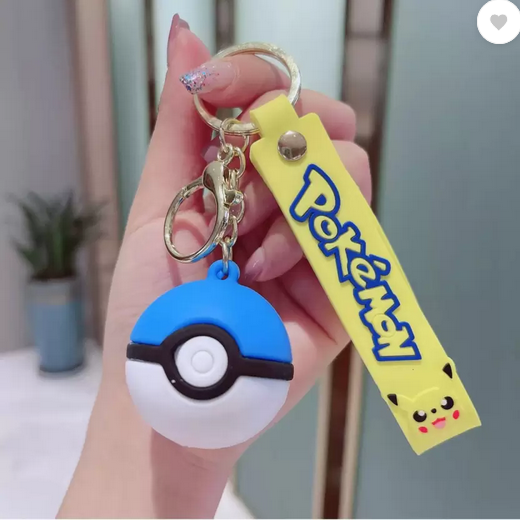 Pokemon Pokeball 3D Keychain