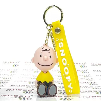 Mubco Snoopy Charlie 3D Silicone Keychain