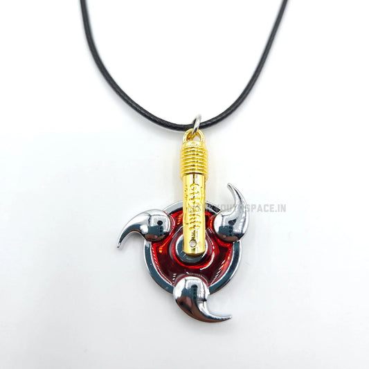 Naruto Sharingan spinning pendant