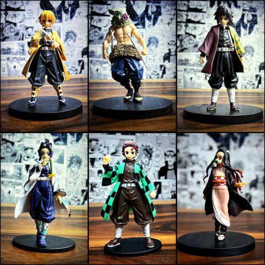 DEMON SLAYER SET OF 6 FIGURES