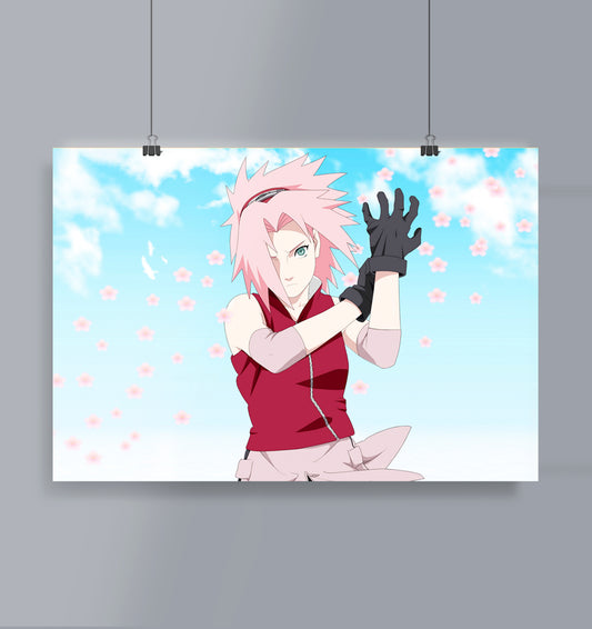 Sakura Poster Landscape Naruto