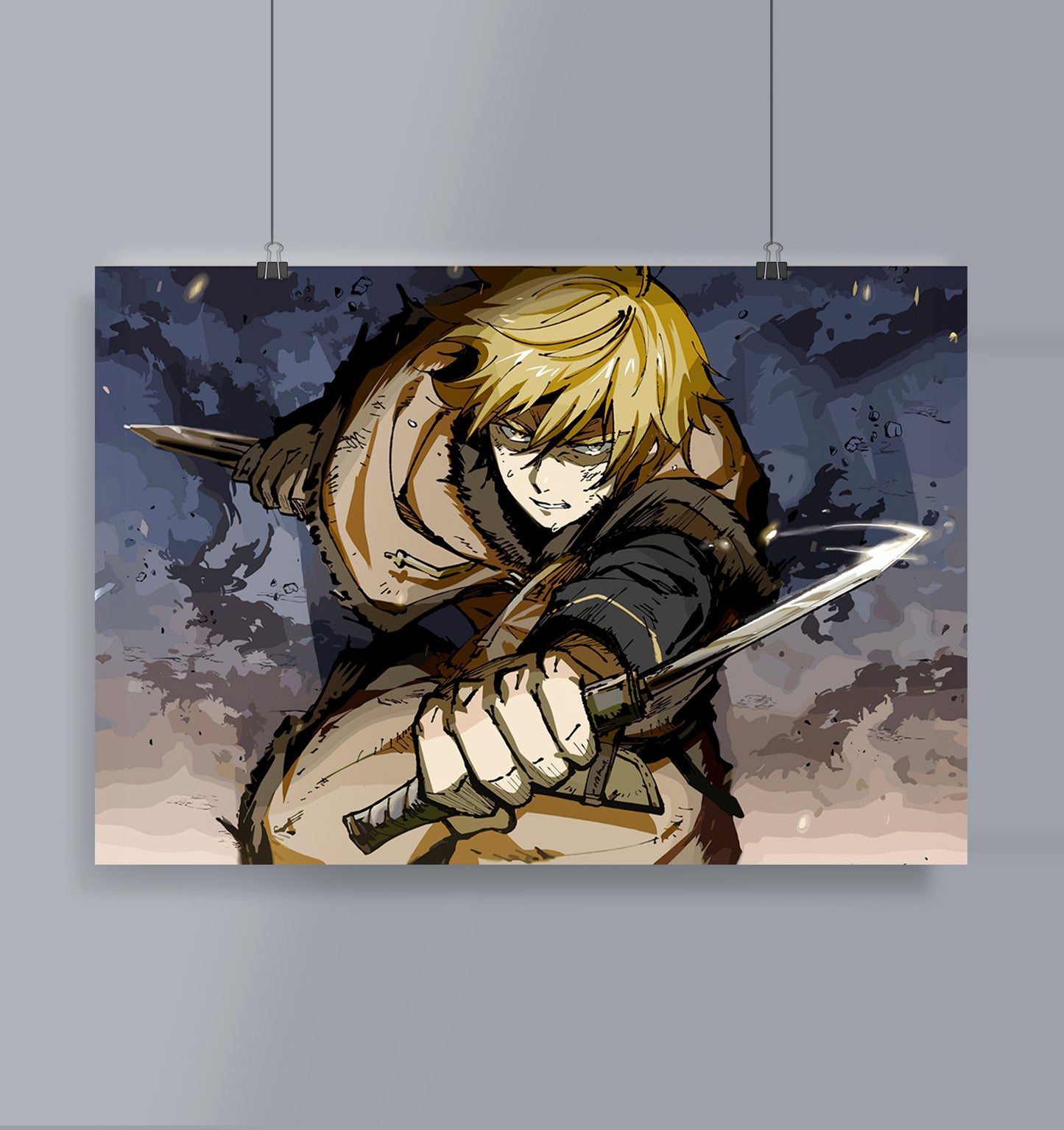 Torfinn Poster Landscape  Vinland Saga