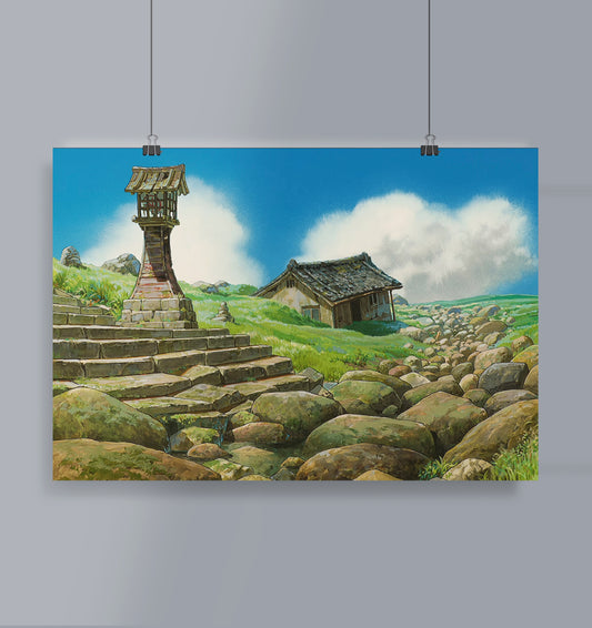 Spirited Away Village Poster Landscape