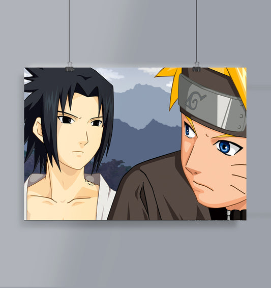 Naruto X Sasuke Poster Landscape