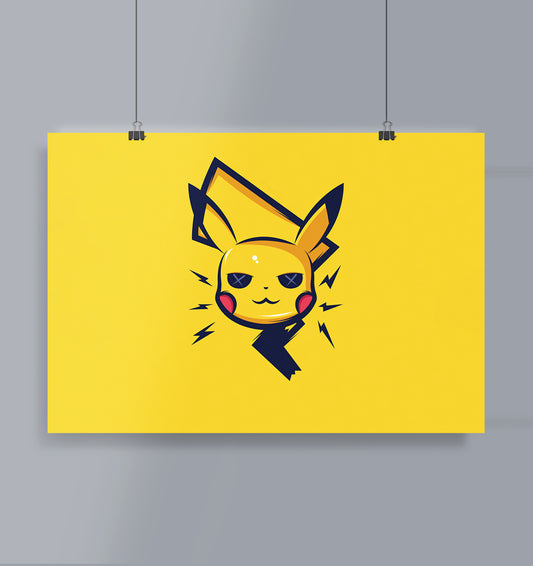 Asthetic Poster Pickachu Landscape