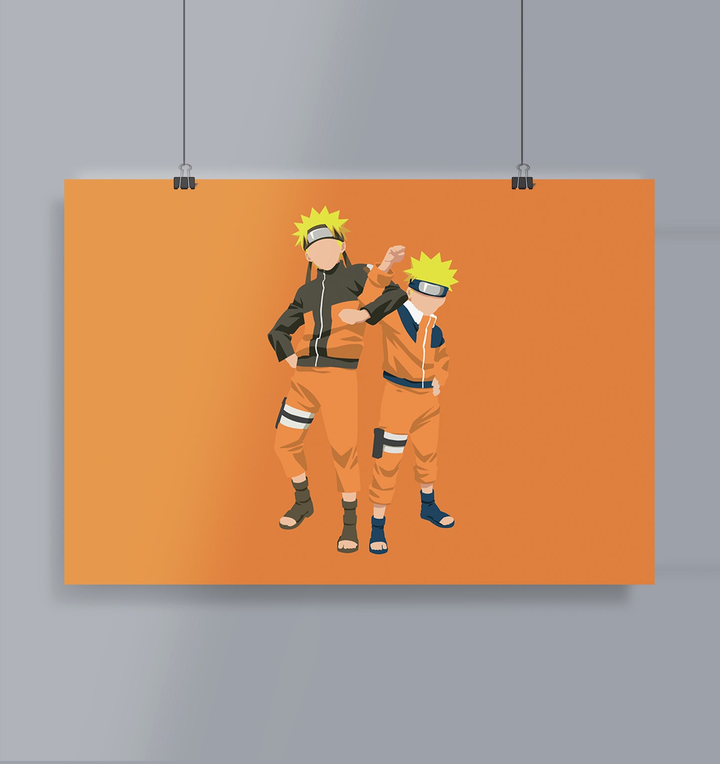 Faceless Naruto Poster Landscape