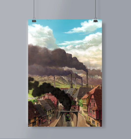 Howl's Moving Castle Poster Portrait