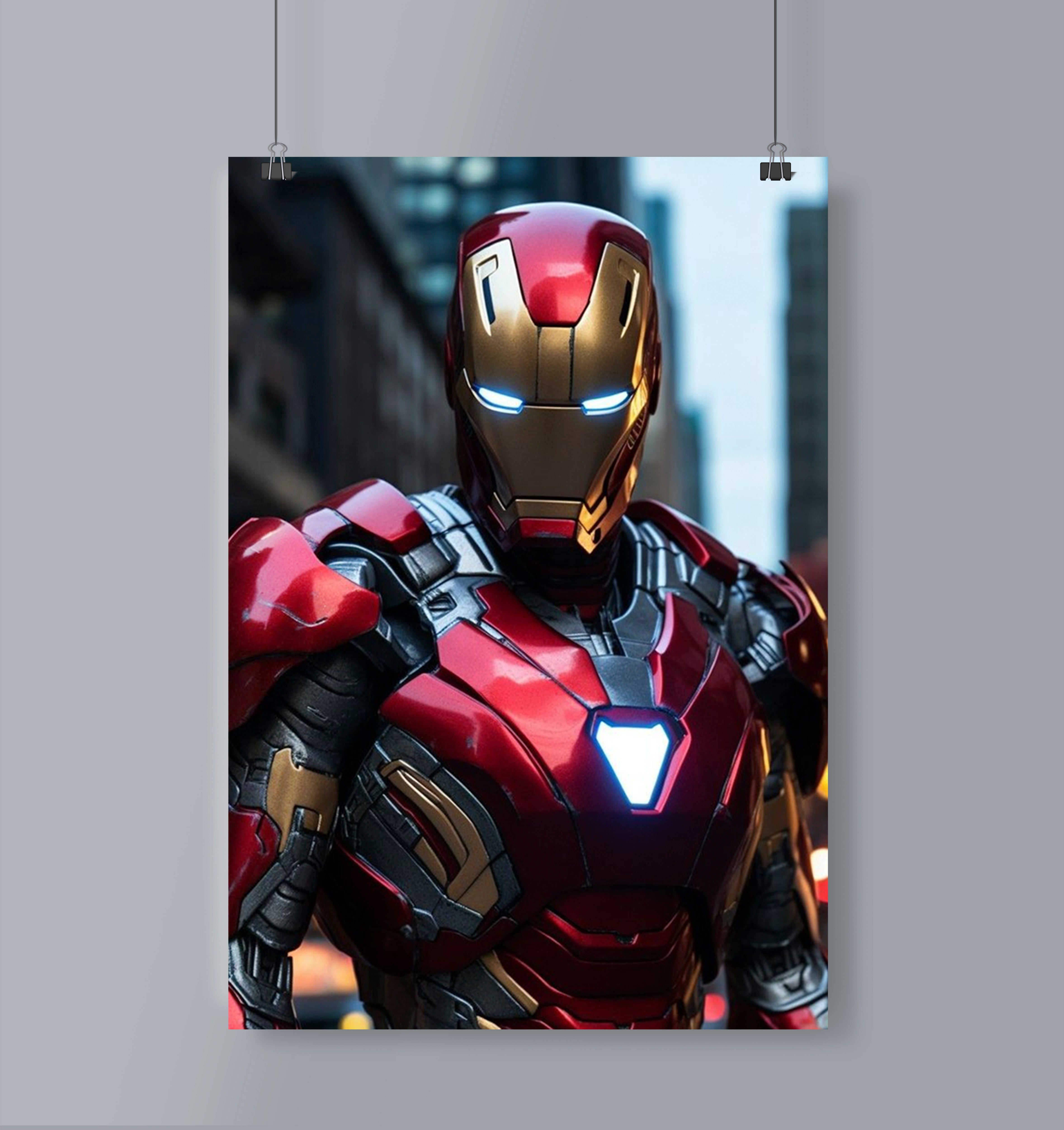 Tony Poster Tony Stark Poster Portrait – Mangastore