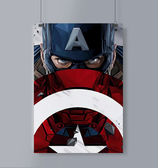 Captian America Poster Portrait