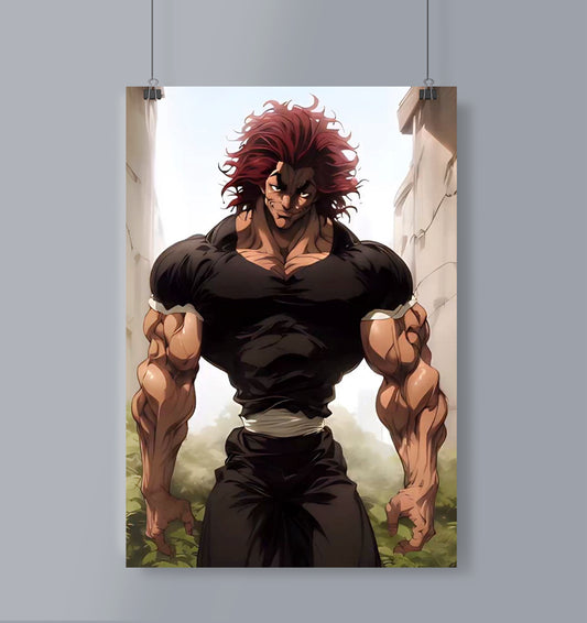 Yujiro Hanma 19*13 Poster Portrait Baki