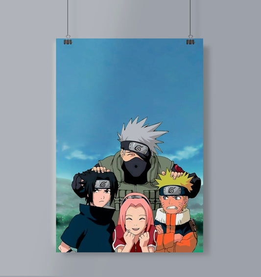 Team 7 Naruto Poster Portrait