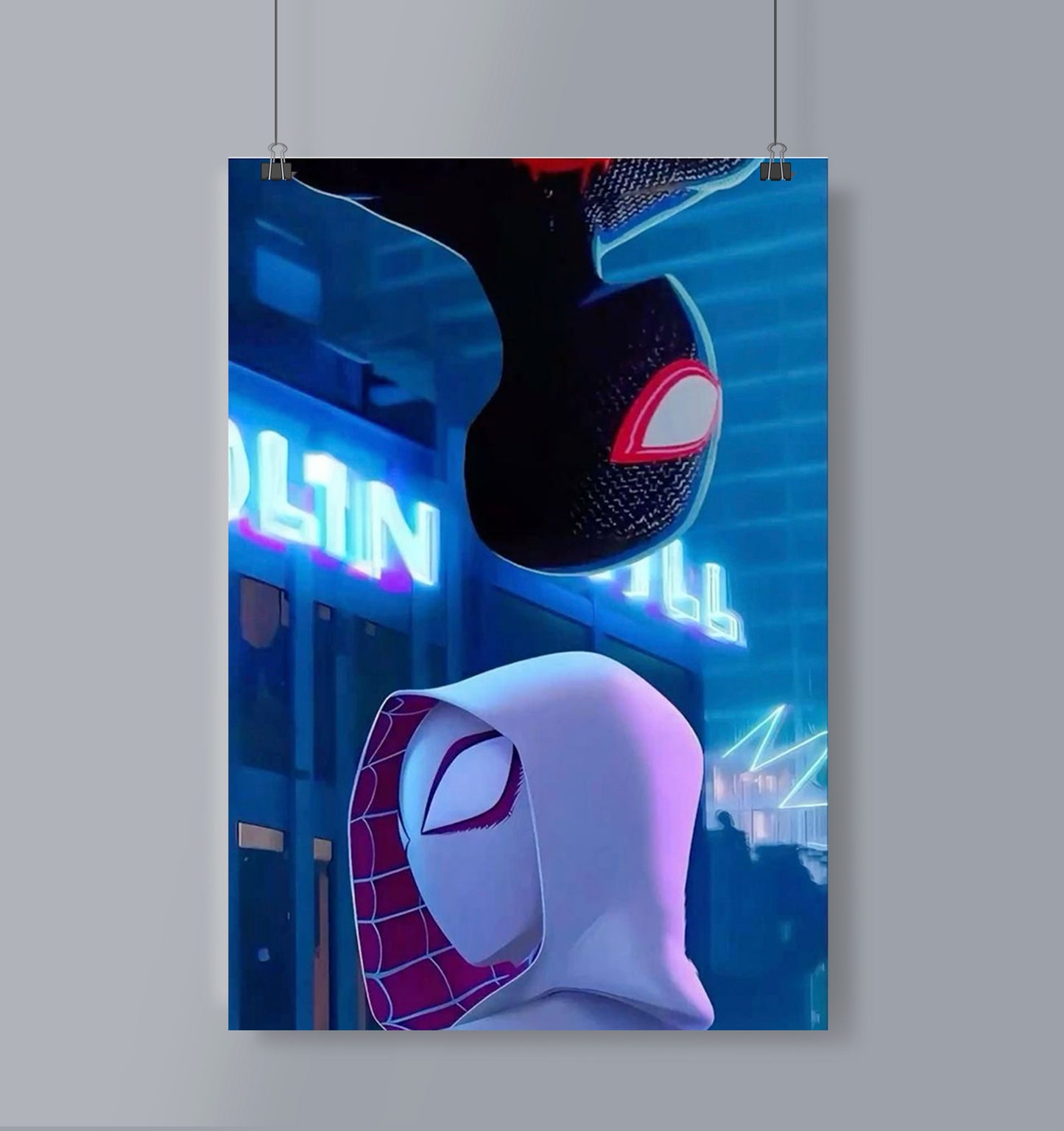 Miles and Gwen Stacy Poster Portrait