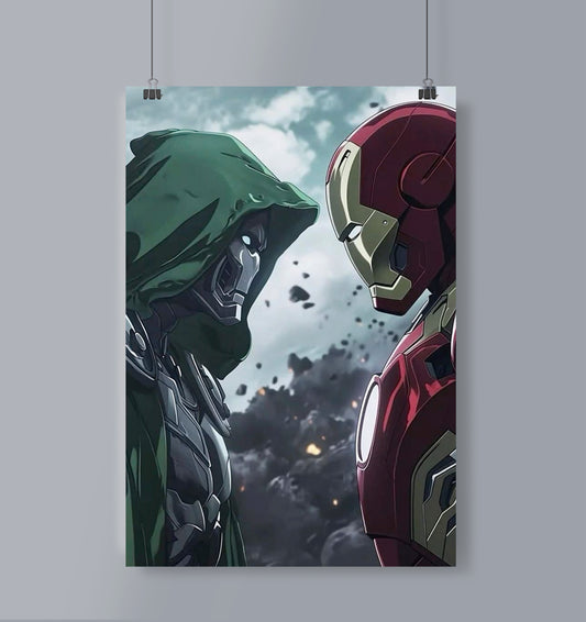 Dr. Doom Vs Ironman Poster