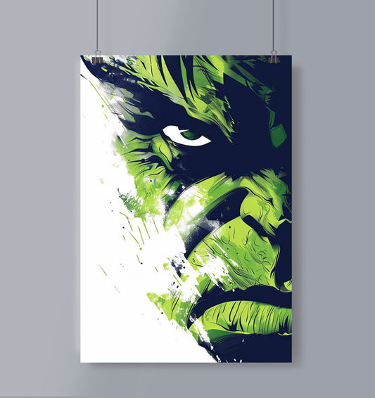 Hulk Portrait Poster