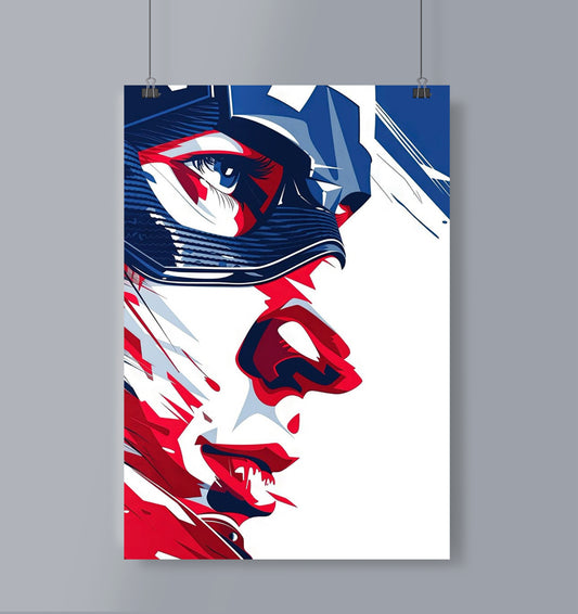 Captain America Poster Portrait