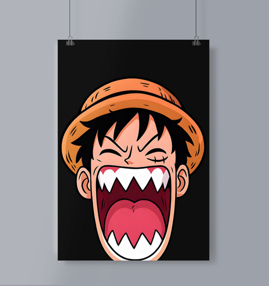 Angry Loffy Poster Portrait