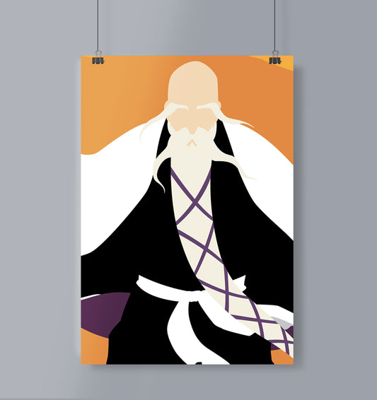 Genryusai Shigekuni Yamamoto Poster Portrait