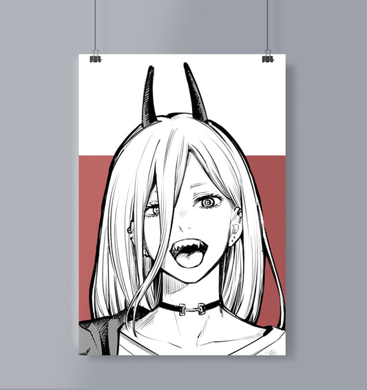 Chainsawman Power Poster Portrait