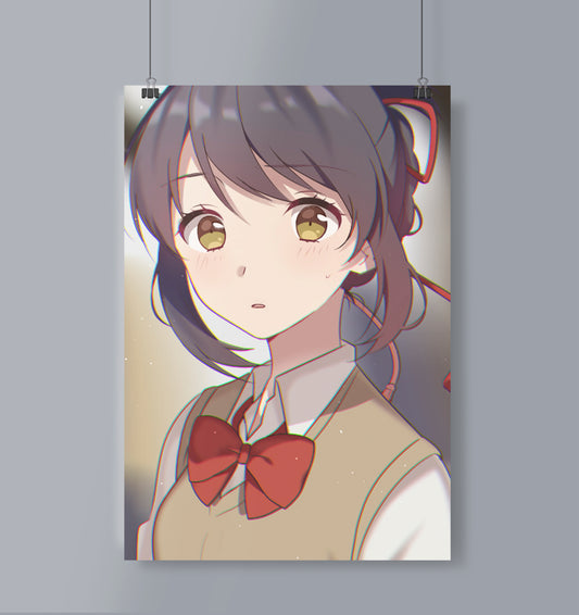Mitsuha Your Name Poster Portrait