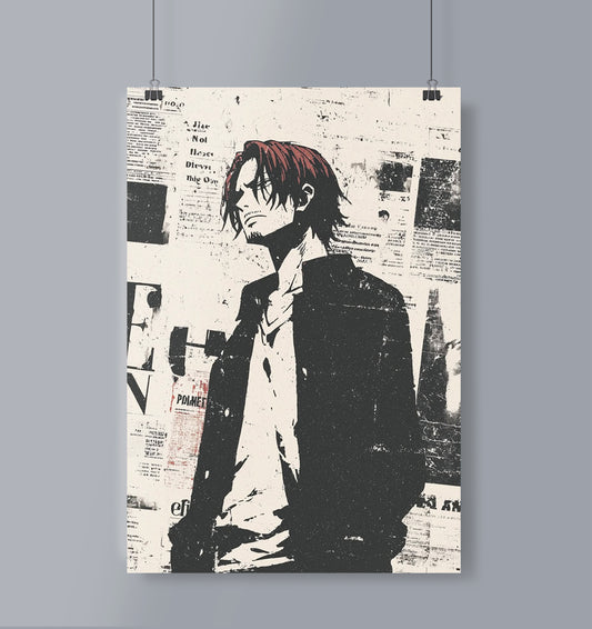 Shanks Poster One Piece Portrait