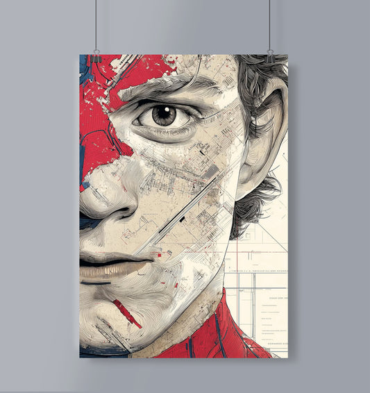 Tom Holand Spiderman Poster Portrait