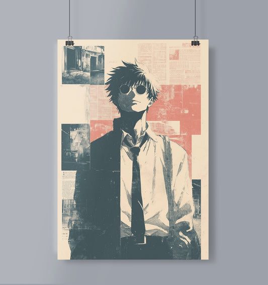 Gojo Asthetic Poster Portrait