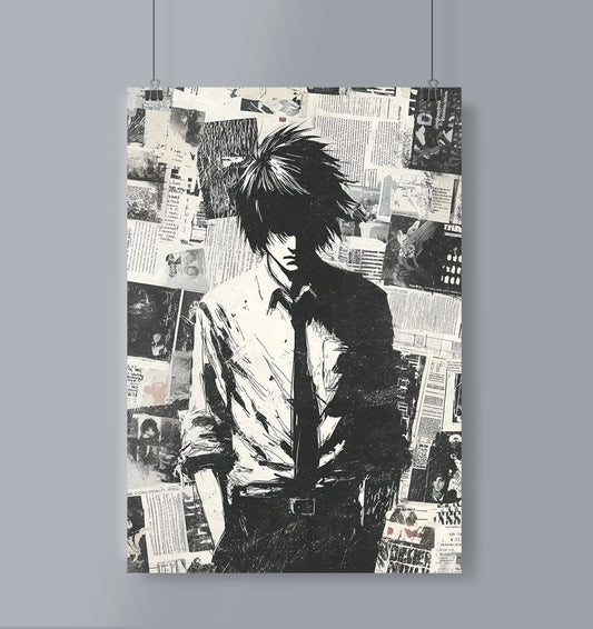 L Death Note Poster Portrait