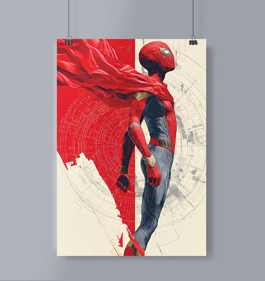 Spiderman Red Portrait