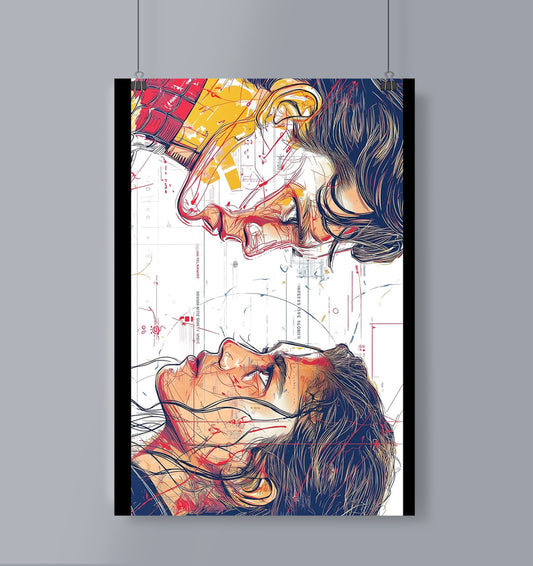 MJ and Spiderman Poster Portrait
