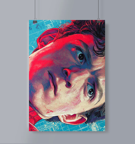 Spiderman Portrait Poster