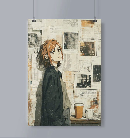Anime Girl Poster Portrait