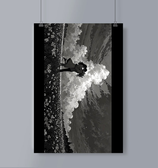 Abstract B/W Poster