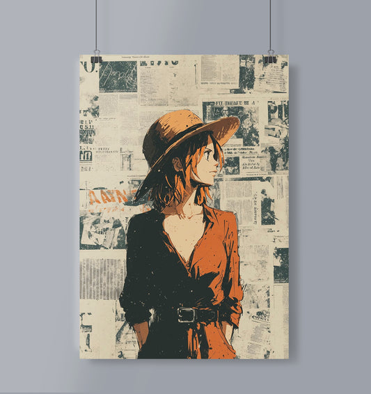 One Piece Poster Nami Portrait