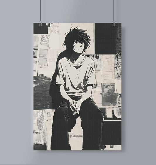 Death Note L Poster Portrait