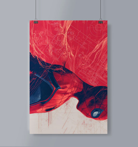 Red Spiderman Portrait